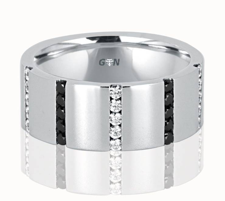 Gents Diamond Ring - R1025 - GN Designer Jewellers