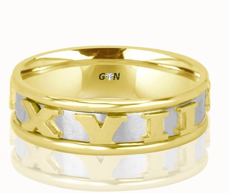 Gents Wedding Ring - R190 - GN Designer Jewellers