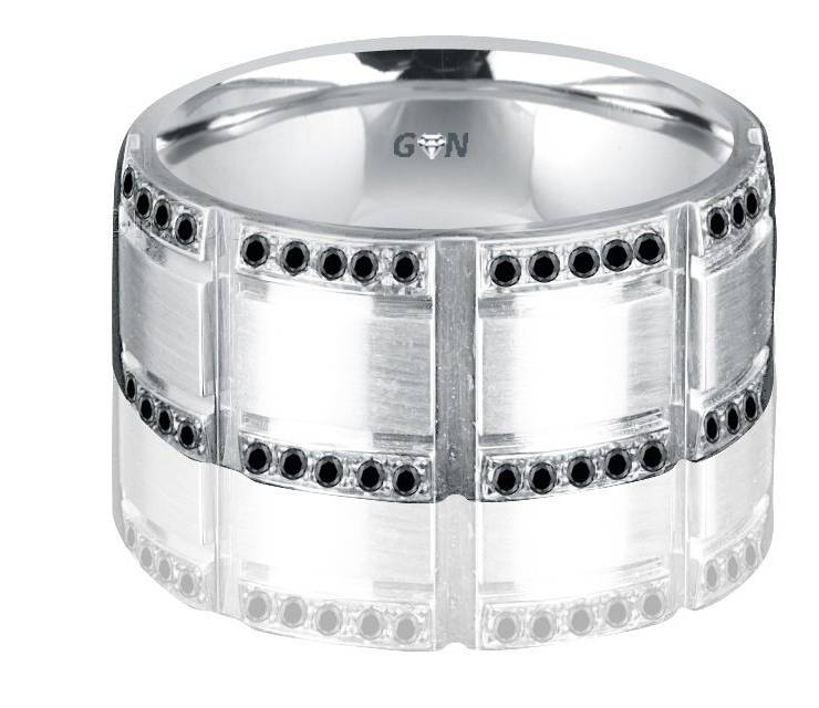 Gents Diamond Ring - R2002 - GN Designer Jewellers