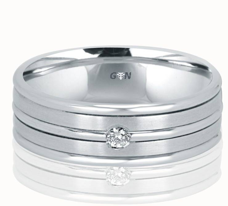 Gents Diamond Ring - R329 - GN Designer Jewellers