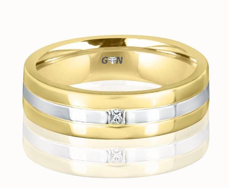 Gents Diamond Ring - R389 - GN Designer Jewellers