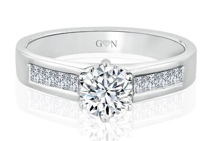 Ladies Multi Set Engagement Rings R419 - GN Designer Jewellers