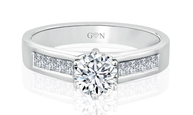 Ladies Multi Set Engagement Rings R419 - GN Designer Jewellers