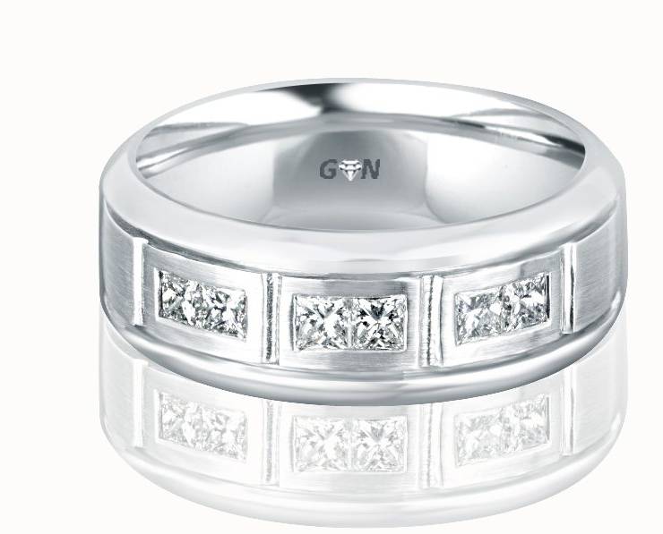Gents Diamond Ring - R478 - GN Designer Jewellers