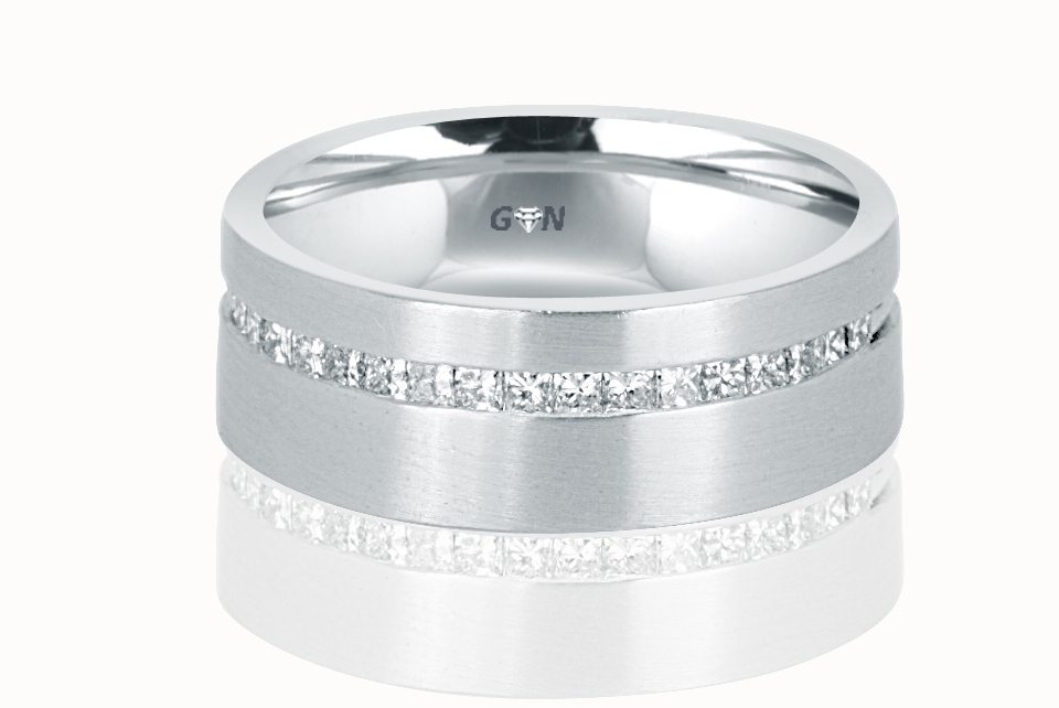 Gents Diamond Ring - R480 - GN Designer Jewellers