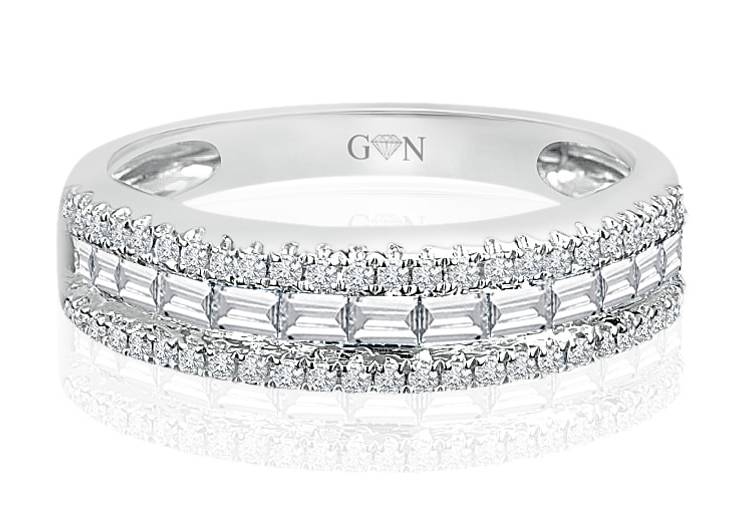 Ladies Multi Set Design Celebration Ring - R512 - GN Designer Jewellers