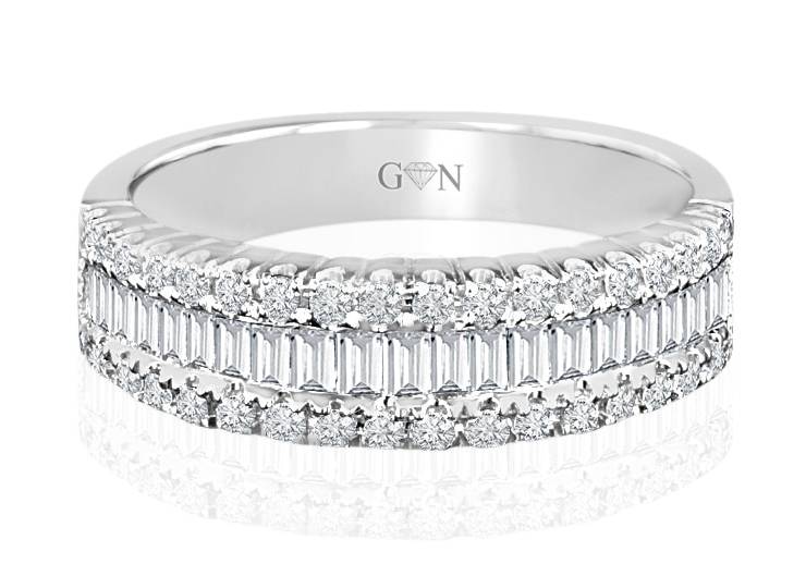 Ladies Multi Set Design Engagement Ring - R516 - GN Designer Jewellers