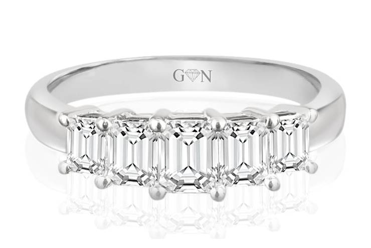 Ladies Multi Set Design Celebration Ring - R612 - GN Designer Jewellers