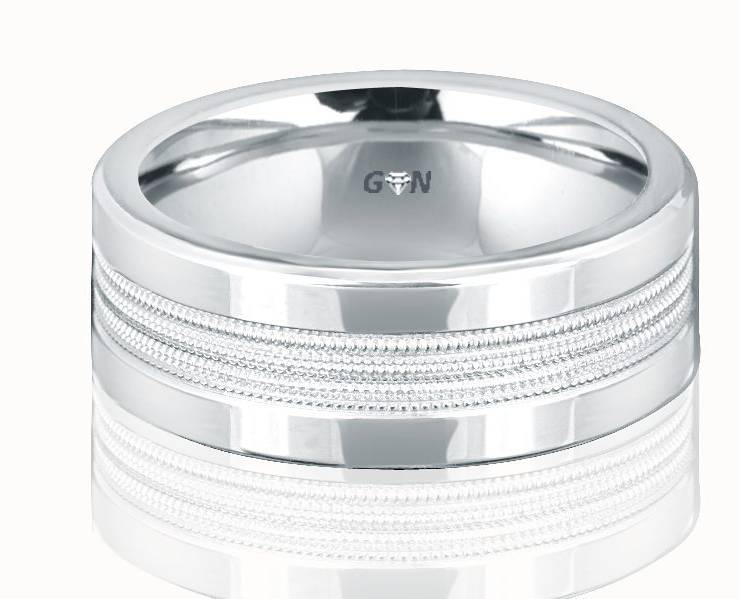 Gents Wedding Ring - R658 - GN Designer Jewellers