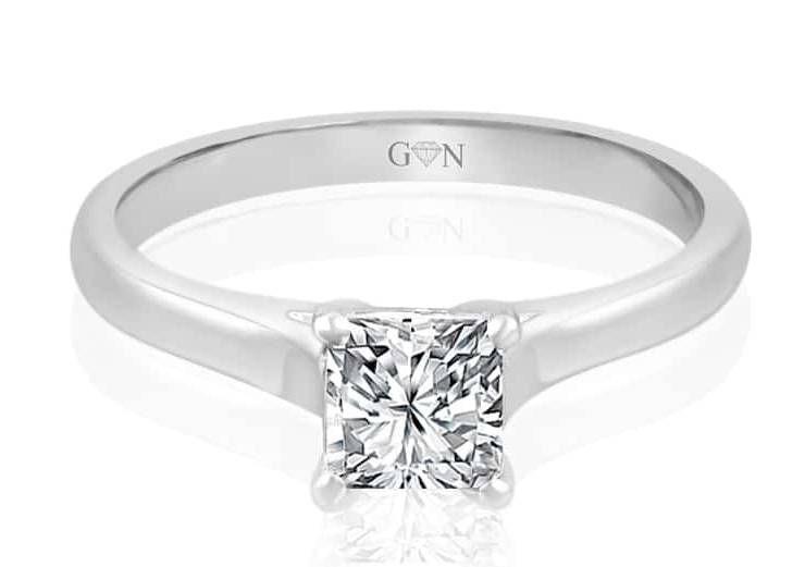 Ladies Solitaire Design Engagement Ring - R724 - GN Designer Jewellers