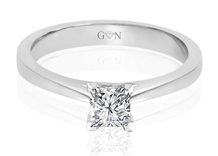 Ladies Solitaire Design Engagement Ring - R815 - GN Designer Jewellers