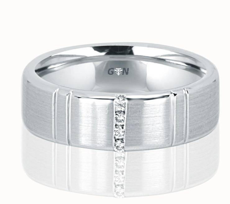 Gents Diamond Ring - R865 - GN Designer Jewellers