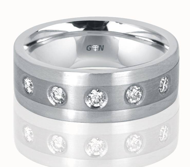 Gents Diamond Ring - R920 - GN Designer Jewellers