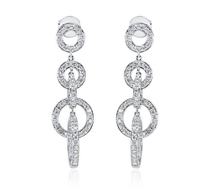 Diamond Earrings - DE230 - GN Designer Jewellers