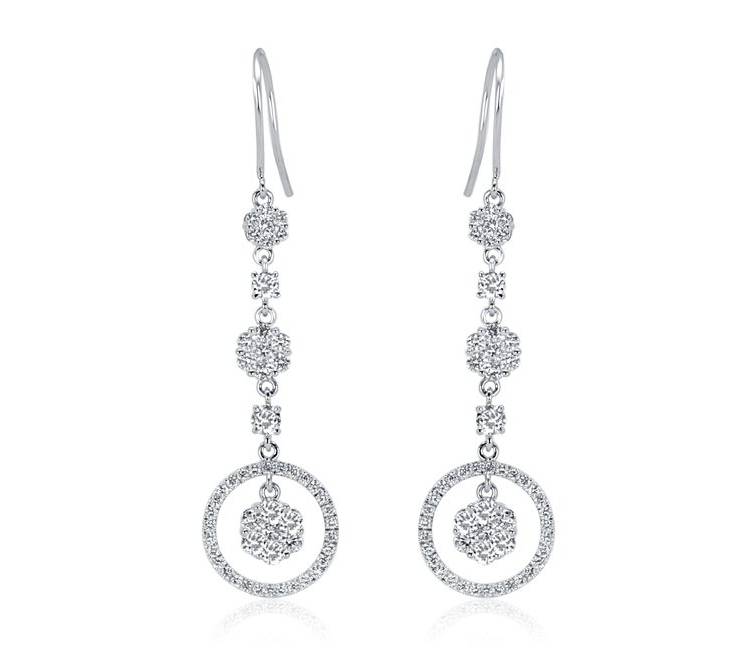 Diamond Earrings - DE272 - GN Designer Jewellers