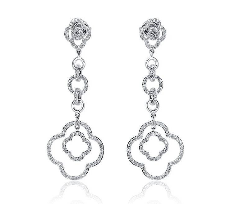Diamond Earrings - DE786 - GN Designer Jewellers