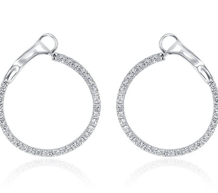 Diamond Earrings - DE800 - GN Designer Jewellers