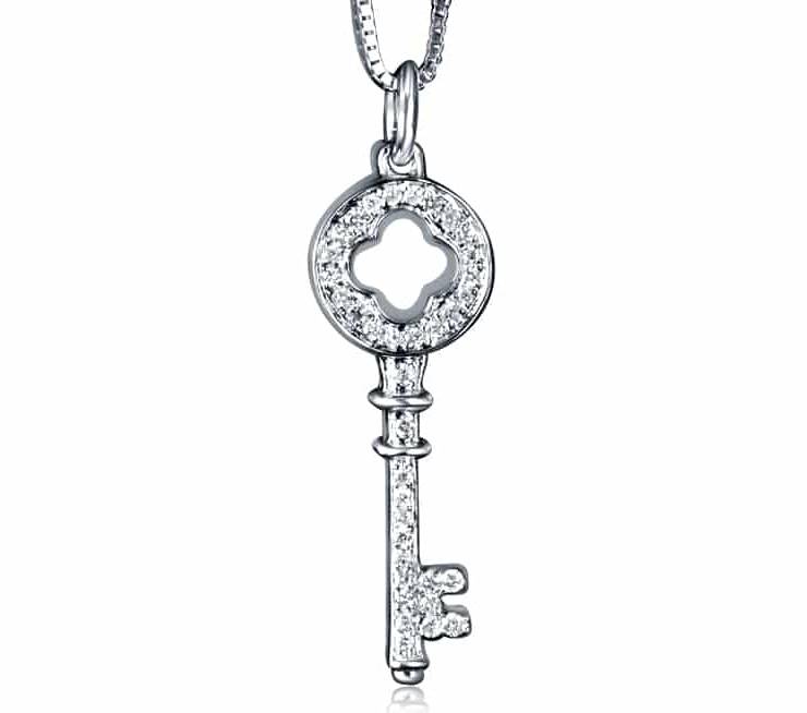 Ladies Diamond Pendant - DP232 - GN Designer Jewellers