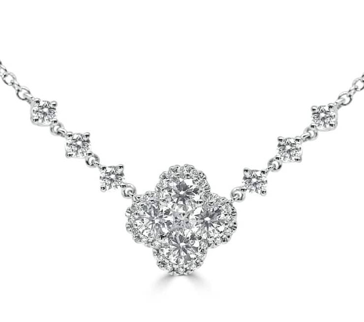 Ladies Diamond Pendant - DP260 - GN Designer Jewellers