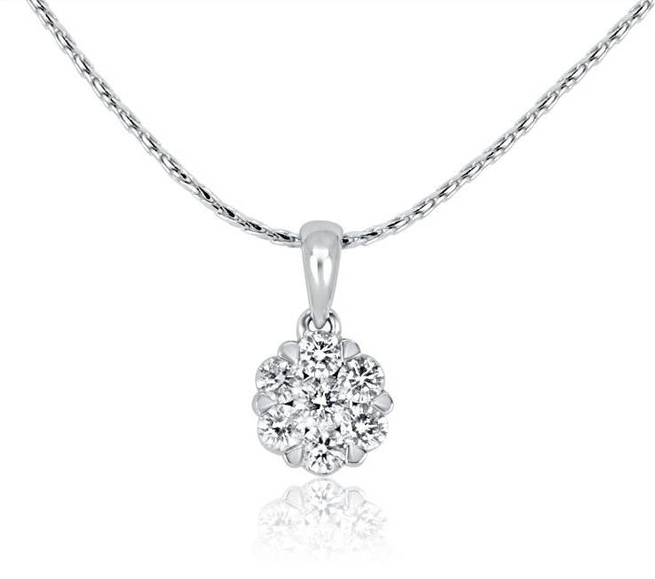 Diamond Pendant - DP262 - GN Designer Jewellers