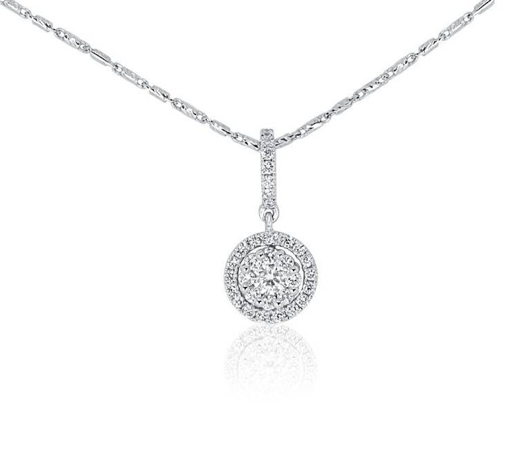 Diamond Pendant - DP310 - GN Designer Jewellers