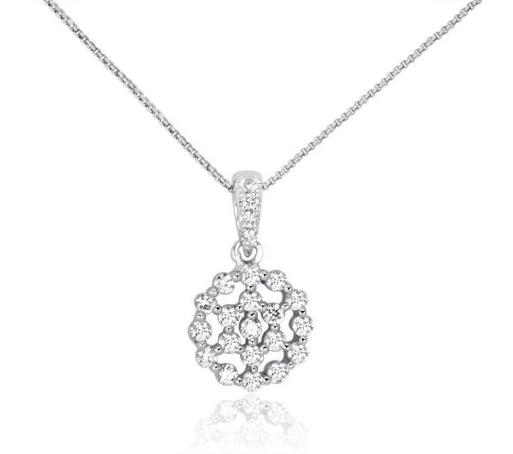 Diamond Pendant - DP313 - GN Designer Jewellers