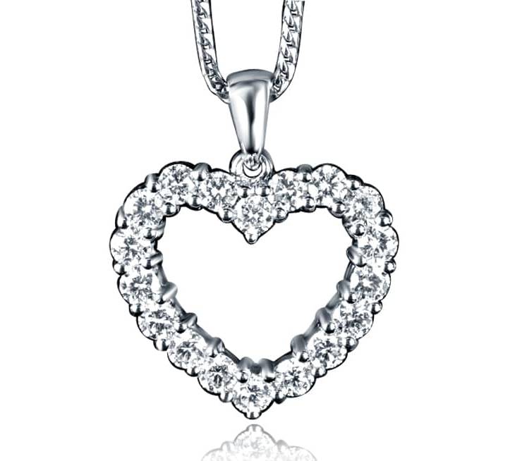 Ladies Diamond Pendant - DP94 - GN Designer Jewellers