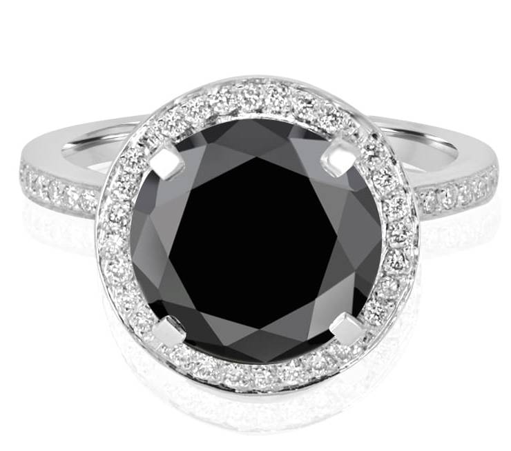Ladies Halo Design Coloured Stone Engagement Ring - R1066 - GN Designer Jewellers