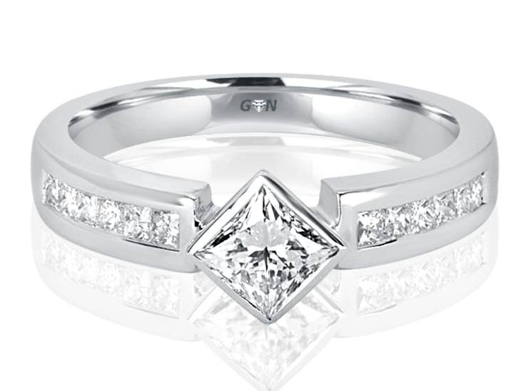Ladies Solitaire Multi Band Engagement Ring - R500 - GN Designer Jewellers