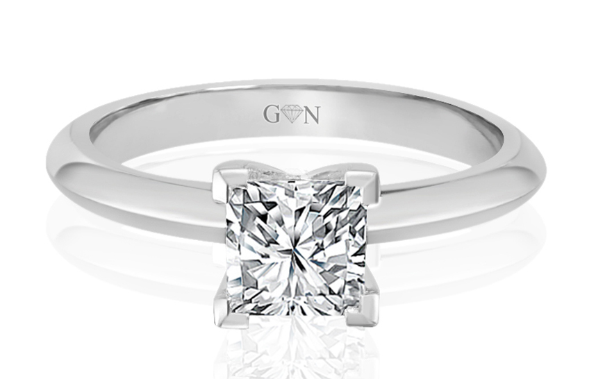 Ladies Solitaire Multi Band Engagement Ring - R758 - GN Designer Jewellers