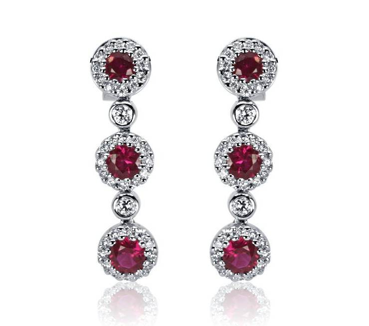 Diamond Earrings - DE120 - GN Designer Jewellers