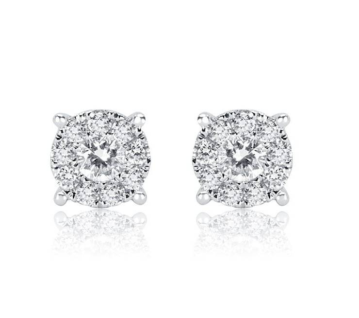 Diamond Earrings - DE822 - GN Designer Jewellers