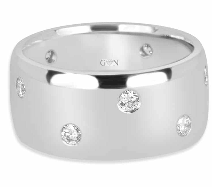 Ladies Multi Set Design Engagement Ring - R479 - GN Designer Jewellers