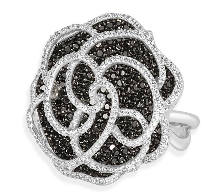 Ladies Multi Set Design Celebration Ring - 734 - GN Designer Jewellers